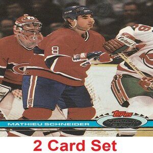 Mathieu Schneider Hockey Card Collection
